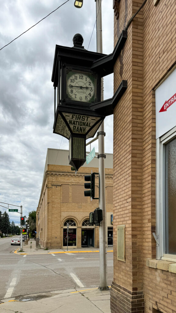 clock in conrad, mt